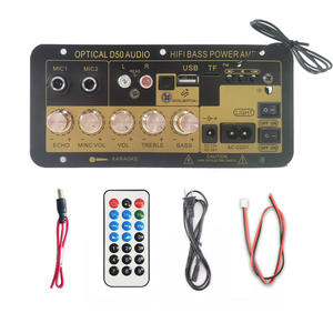 Récepteur et amplificateur d'entrée haute définition <span class=keywords><strong>HiFi</strong></span> BASS Power Amp Vehicle Board avec réverbération et connectivité double micro - Product Image 5