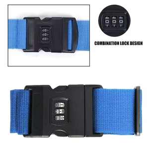 <span class=keywords><strong>DIY</strong></span> Costura Bagagem Strap Belt Acessórios 50mm Webbing Ajustável Side Release Plastic Lock Código Chave Número Combinação Buckle - Product Image 4