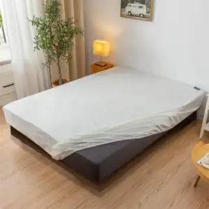 Прочная простыня для кровати всех размеров из органического хлопка 10% серебра, с местным заземляющим кабелем длиной 4,5 м - Product Image 1