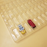 Briques de jouet Plateau blister transparent Blister Emballage à clapet en plastique Transparent pour briques de jouet