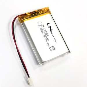 맞춤형 2000Mah 1800Mah <span class=keywords><strong>3.7V</strong></span> 충전식 리튬 폴리머 배터리 (Pcb 및 Jst 커넥터 103450 리튬 이온 배터리) - Product Image 4
