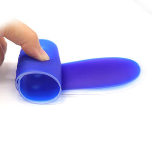 Solette Sportive in Gel Liquido Massaggiante Glicerina+TPU Tagliabili Comfort Nero+Blu Lavabili Durevoli Morbide per Massaggio Piedi - Product Image 5