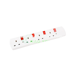 Cable de Extensión Eléctrico Británico HAOYONG, Enchufe de Extensión de 13 Amperios con Interruptor - Product Image 3