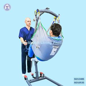 Perlengkapan Medis Produk Perawatan Kesehatan Alat Bantu Bergerak Kerekan Lansia Penyandang Cacat Selempang Jala Pengangkat Transfer Hoyer Pasien - Product Image 3