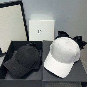 Tùy chỉnh chất lượng cao của phụ nữ satin lớn Bow Sun <span class=keywords><strong>hat</strong></span> bông mũ bóng chày - Product Image 6