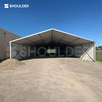 Carpa de Aluminio Resistente para Almacenamiento en Almacenes, Carpa Industrial Semipermanente y Duradera