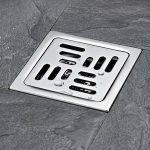 Desagüe de Piso Cuadrado Moderno, Oculto e Invisible, de Acero Inoxidable 201, Antiolores, Fácil de Limpiar, para Baño y Hotel - Product Image 3