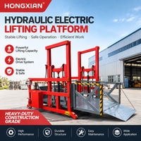 Mobile Dock Leveler 1-2T Platform Hidrolik untuk Memuat dan Membongkar Kontainer