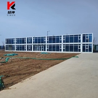 Maison préfabriquée modulaire pliable en Z, facile à construire, économique, démontable, pour bureau ou habitation