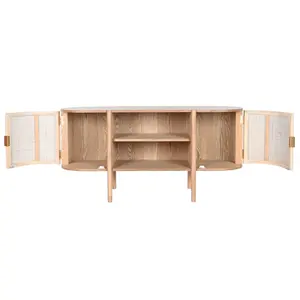 Rubberwood <b>Rattan</b> <b>TV</b> <b>Unit</b> 120x43.5x60cm - Product Image 6