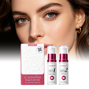 Kit <span class=keywords><strong>de</strong></span> Lifting <span class=keywords><strong>de</strong></span> Pestañas y Laminación <span class=keywords><strong>de</strong></span> Cejas en 5 Minutos, Set Coreano para Permanente <span class=keywords><strong>de</strong></span> Pestañas con Camelia y Lami Mix Sin <span class=keywords><strong>Pegamento</strong></span> - Product Image 1