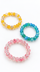 Bracelet élastique Bohème en perles et lettres alphabet, imitation perle, en plastique, pour femme, certifié, idéal pour anniversaire et fête - Product Image 4