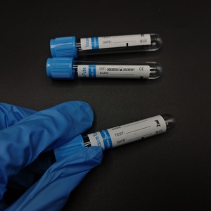Tubo de Recolección de Sangre al Vacío PET Azul con Citrato de Sodio 9NC, 2ml 13*75mm, para Uso en Laboratorio, Precio al por Mayor - Product Image 6