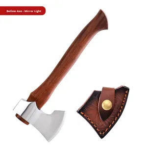 Mini hachette AX de taille moyenne, très vendue, pour le camping, la pêche et la survie - Collection de la série extérieure et domestique, cadeau, petite hachette à manche en bois - Product Image 2