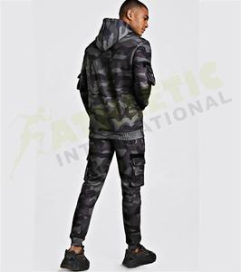 Venta caliente de moda Slim Fit hombres chándal para entrenamiento desgaste cómodo pulóver chándales conjuntos Material personalizado 2023 - Product Image 6