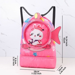JW-1254 Swimming Bag Children's Dry Wet Separate Storage Bag Sports Fashion Portable Cute <strong>Cartoon</strong> <strong>Backpack</strong> 600D Oxford Cloth - Product Image 3