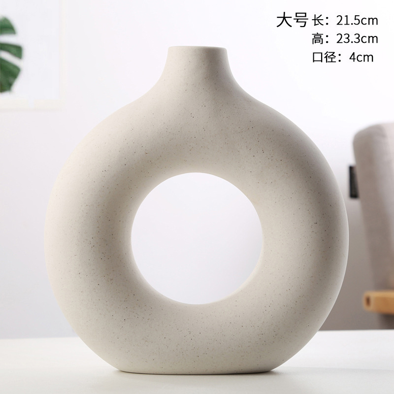 Cercle de riz blanc grand