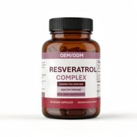 Complexe de Resvératrol 2000 mg par Portion, Capsules Antioxydantes Végétaliennes, Soutien Immunitaire/Cérébral/Énergétique/Cardiaque |   Complément alimentaire 60 capsules