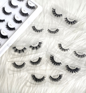 <span class=keywords><strong>Cils</strong></span> synthétiques personnalisés et bon marché, faux <span class=keywords><strong>cils</strong></span> en vison faits à la main de 15mm, <span class=keywords><strong>cils</strong></span> dramatiques en faux vison russes, vente en gros - Product Image 4