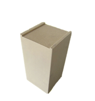 Céramique alvéolée 100x100x100mm 150x150x300mm Carrée Ronde Mullite Cordierite 40 43 50 60 Canaux, Matériau de régénération pour RTO