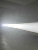 Perlengkapan Pencahayaan Panggung LED Sharpy Beam Moving Head 200W Kecerahan Tinggi DMX512 untuk Pertunjukan Pernikahan, Klub Malam, Rotasi Prisma