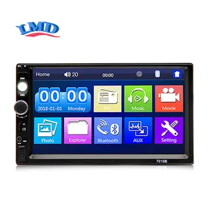 Автомобильный стерео радиоплеер FM автомобильный радиоприемник ISO Power Aux вход HD 7 "сенсорный экран 12 В 2 Din Guangdong Universal 16GB Chanpin7