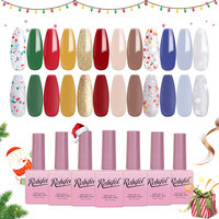 Robifel Vente à Chaud Vernis Gel de Noël Coffret de Collection de 60 Couleurs OEM Échantillon Personnalisé Gratuit Vernis Gel de Marque pour Ongles