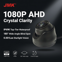 Caméra de recul pour véhicule JMK1080P AHD IP69K étanche avec vision nocturne Starlight pour camion, bus, gestion de flotte
