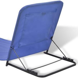 Tapis de <span class=keywords><strong>plage</strong></span> pliant avec dossier rembourré Tapis de <span class=keywords><strong>plage</strong></span> pliant portable avec oreiller Lit d'extérieur léger Chaise longue de <span class=keywords><strong>plage</strong></span> - Product Image 2
