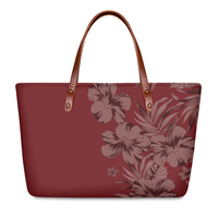 Sacs fourre-tout d'épaule légers et imperméables pour femmes, motif tribal polynésien Elei, personnalisables, durables, pour voyages en extérieur – Prix usine