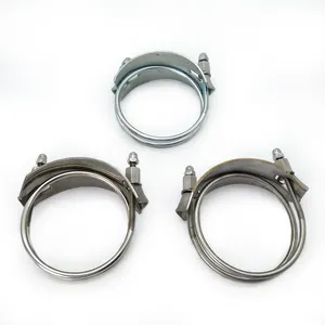 Tiger Clamp Stainless Steel Spiral Double Bolt Clamps For Counterclockwise Helix