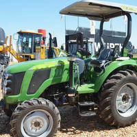 Tracteur à roues Zoomlion RK754 75 CV 4x4 avec cabine pour utilisation agricole