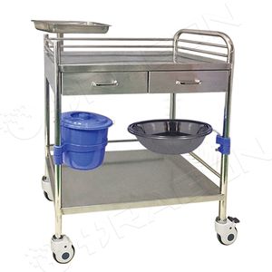 Fabriek Ziekenhuis Medische 3-Layer Rvs Trolley Kar Met Wiel - Product Image 5