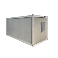 Casa Modular Portátil de Paneles Sándwich de Madera de 40 pies, Desmontable, de Fácil Montaje, para Alojamiento de Personal en Exteriores