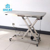 Table d'examen vétérinaire OSCAT, table électrique réglable en hauteur, en acier inoxydable 304, équipement médical pour animaux, diagnostic animal