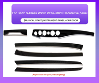 SJC - Convient pour Mercedes-Benz Classe S W222 2014-2020, éclairage d'ambiance pour voiture, accessoires de voiture, décoration intérieure, barre lumineuse LED 12V
