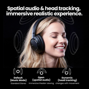 <span class=keywords><strong>Casque</strong></span> de jeu à réduction de bruit haute résolution, haut-parleur 40 mm, audio spatial 3D, <span class=keywords><strong>Bluetooth</strong></span> sans fil, mode transparence ANC, contrôle par application, MOQ 1 - Product Image 6