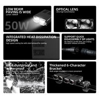 Faros LED para Auto SENLO, 80W, 6000K, Luz Blanca, Luces Antiniebla, Bombillas LED COB, Faros Delanteros para Automóviles