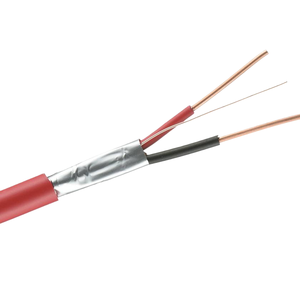 Câble d'alarme de signalisation blindé ignifuge rouge de sécurité 2 conducteurs solides 2,5 mm² <span class=keywords><strong>avec</strong></span> gaine LSZH, bobine de 305 m - Product Image 3