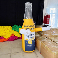 Danseurs d'air de bière personnalisés danseurs d'air de ciel de bière gonflable commerciale de corona