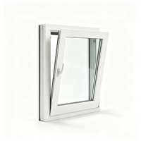 Fenêtre à battant et à basculer en aluminium à rupture de pont thermique insonorisée, double vitrage feuilleté, acoustique, anti-effraction, sur mesure pour hôtel