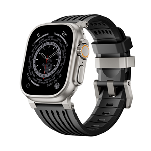 สายรัดข้อมือซิลิโคน OEM ระบายอากาศได้ดี ทนแรงดึงสูง ใช้แทนสายเดิมได้ ใช้งานร่วมกับ IWatch 11 10 9 8 7 - Product Image 2