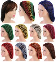 Filet à cheveux résille au crochet Filet à cheveux Slouchy Cover Cap Chapeau Rasta Dreadlocks Snood Net Épais French Mesh Fish Net Hairnet Snood