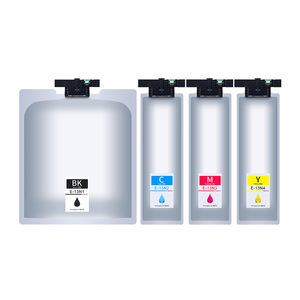 Cartouche d'encre Epson T13N1 compatible, 500ml, couleur pigmentée, pour boîte d'entretien d'imprimante EM-C8100 - Product Image 4
