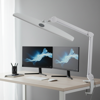 Lámpara de Escritorio LED con Control Táctil, Atenuable, para el Cuidado de los Ojos, Ideal para Oficina en Casa, Taller, Estudio, Lectura, Manualidades, Costura y Trabajo con Computadora