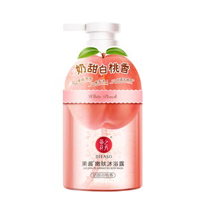 <span class=keywords><strong>Lait</strong></span> Nourrissant Rajeunissant - Essence de Pêche Blanche Sucrée - Parfum Fruité Tentant - Exfoliant - Gel Douche Doux pour le <span class=keywords><strong>Corps</strong></span> - Product Image 1