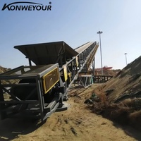 Çimento Fabrikası İçin En İyi Fiyatlı Özel Ağır Hizmet Tipi Mobil Kauçuk Bantlı Konveyör