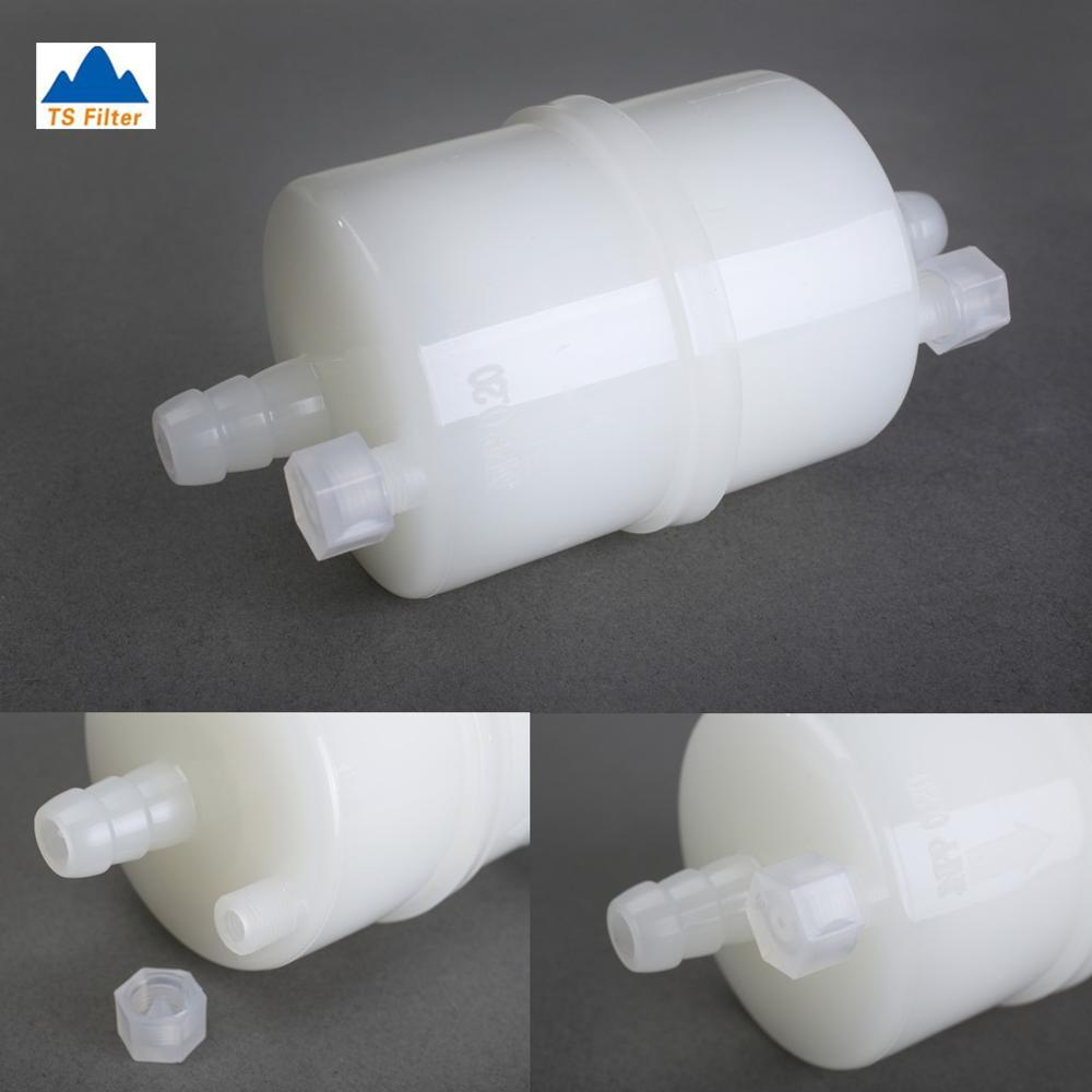 Approvisionnement d'usine Hydrophobe PTFE Capsule D'air Filtre avec Adapté Aux Besoins Du Client de Sortie