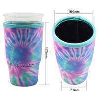 Sublimation personnalisée Boisson chaude 16Oz 24oz 32oz Manchon réutilisable isolé pour tasse à café en néoprène