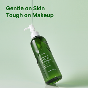 Huile Nettoyante Points Noirs AVCA aux Herbes Vertes 200ml – Huiles Végétales, Vitamine E, Squalane – Démaquillant Léger – Soin Coréen - Product Image 2